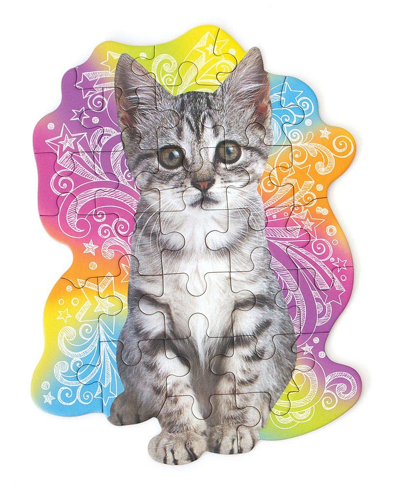 Amazon.com: Playhouse Tabby Kitten 25-piece Die-Cut Shaped Mini